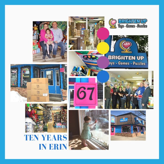 Erin Location Reaches Milestone 10th 'Birthday' Brighten Up Toys & Games