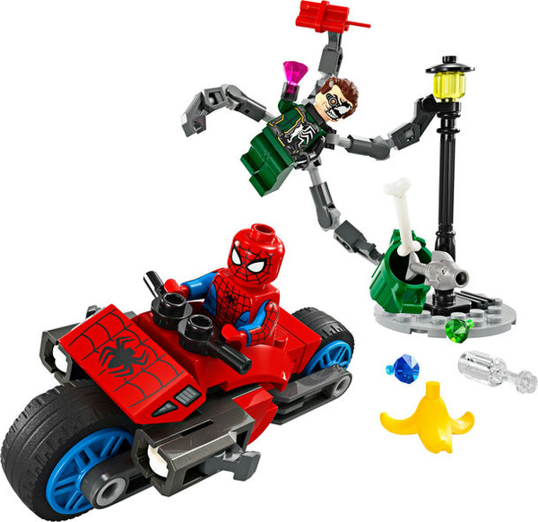 Motorcycle Chase: Spider-Man vs. Doc Ock (76275)
