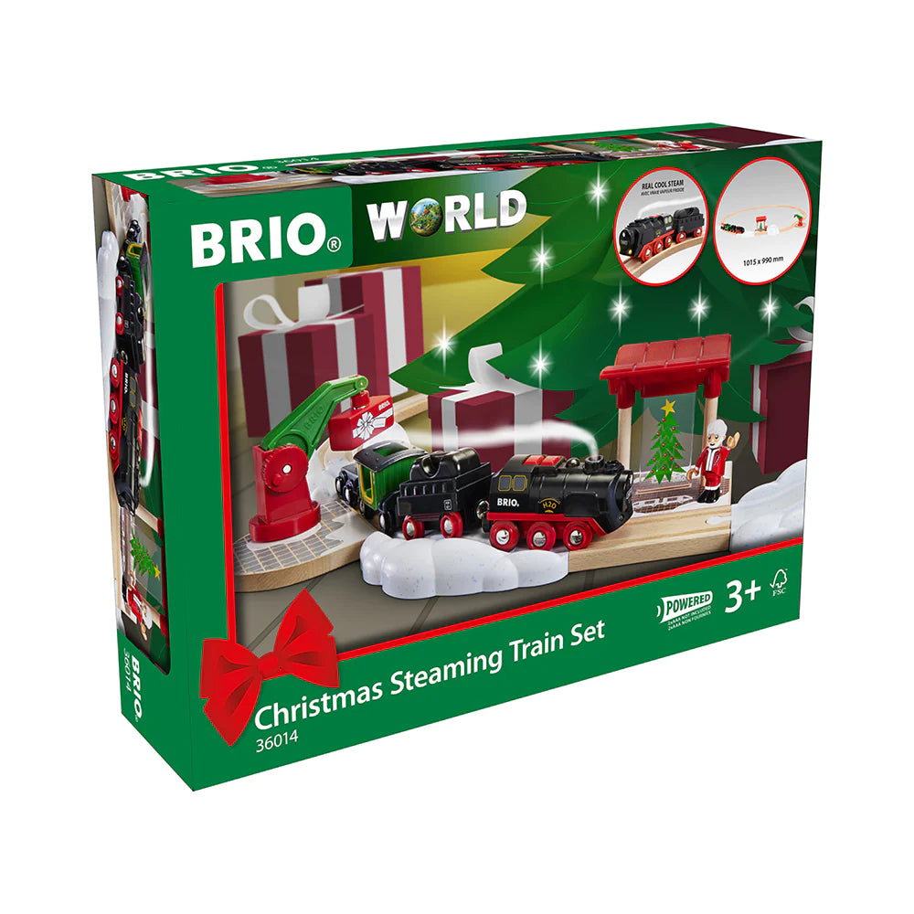 Christmas Steaming Train Set by Brio Brighten Up Toys Games