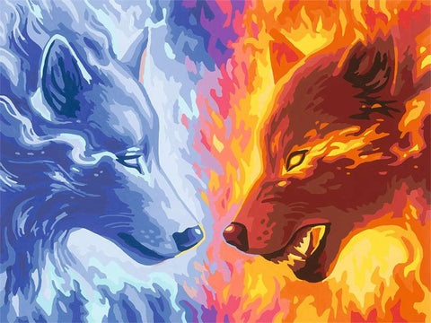 Fire & Ice (CreArt Painting by Number)