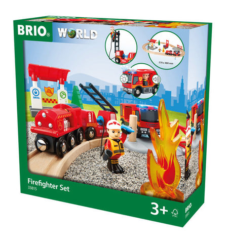 Firefighter Train Set (by Brio)