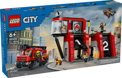 Fire Station with Fire Truck (60414)
