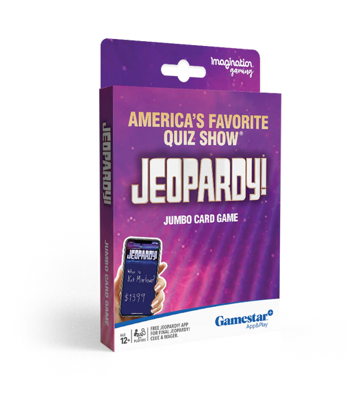 Jeopardy Jumbo Card Game