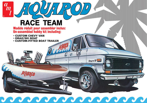 1975 Aqua Rod Race Team Chevy Van (1/25)