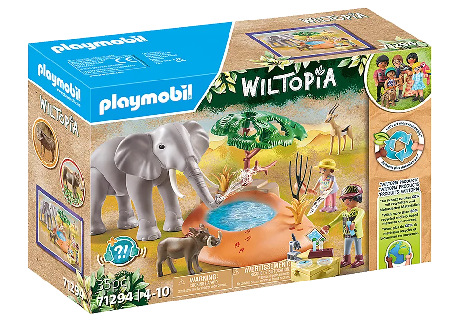 'Wiltopia' Elephant at the Waterhole (#71294)