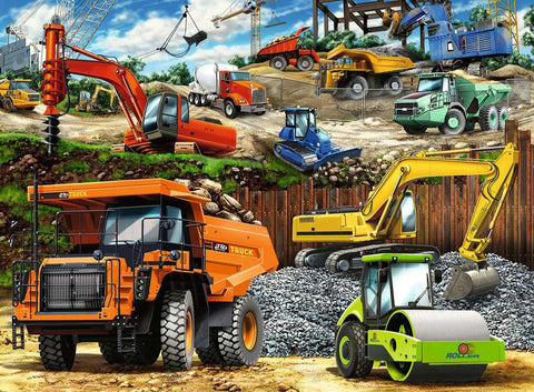 Construction Vehicles (100pc XXL)
