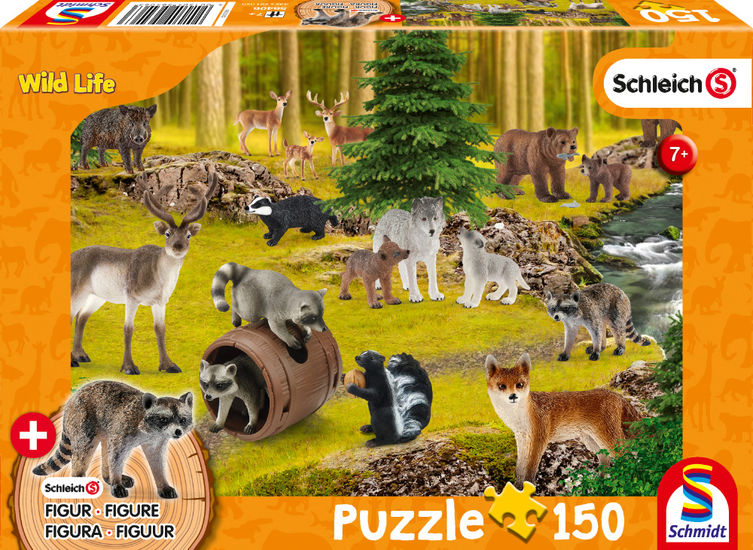 Where the Raccoons Live 150pc with Schleich figure Brighten Up