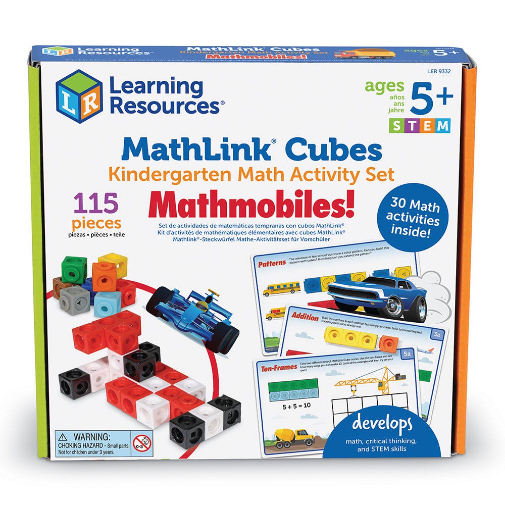 Mathlink® Cubes Dino Time