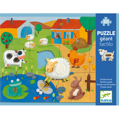 Giant Puzzle - Tactilo Farm (by Djeco)