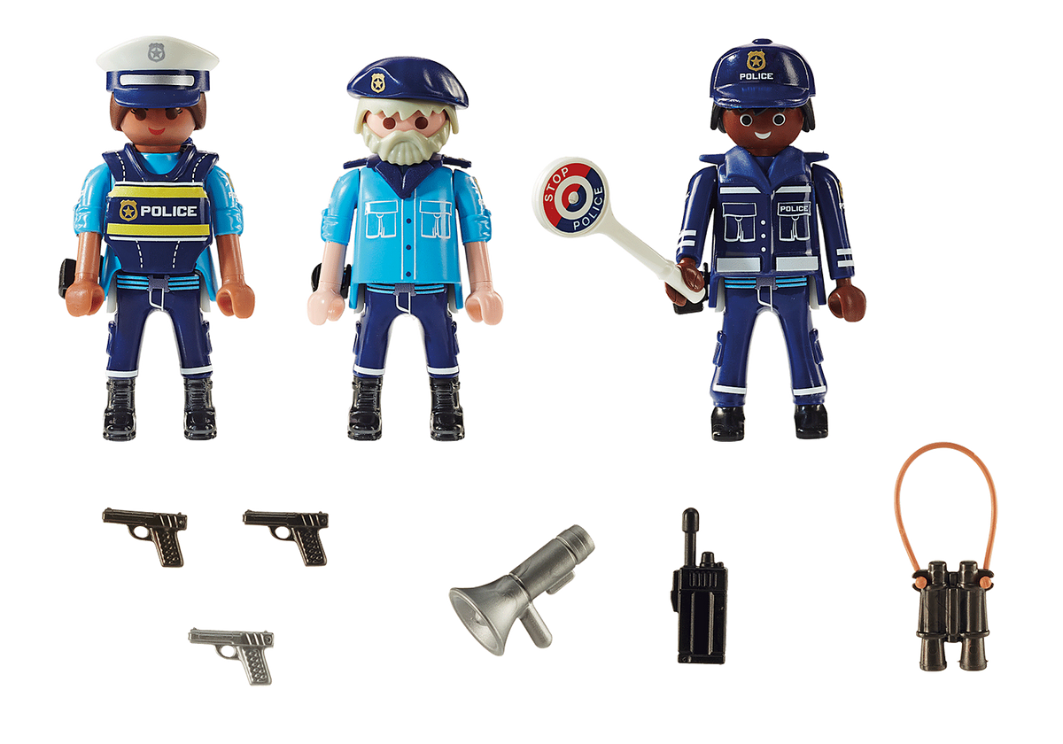 Toy police action sale figures