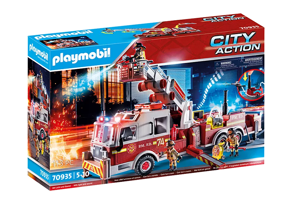 lego light and sound fire engine