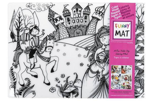 'Funny Mat' Table Top Colouring Mat