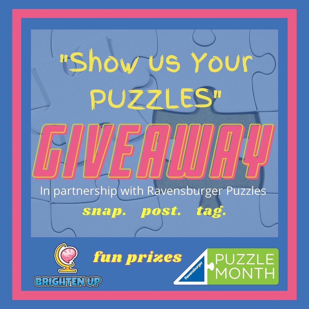 Celebrating Puzzle Month! Brighten Up Toys & Games