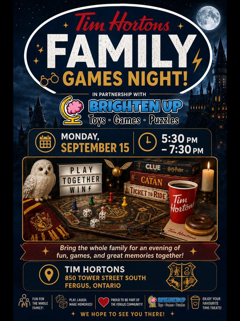 Family Board Game Night at Tim Hortons - Sept 16