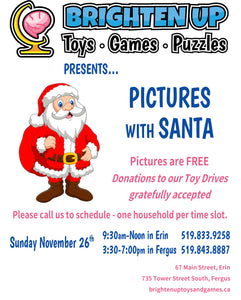 Pictures with Santa Supports Local Toy Drives!