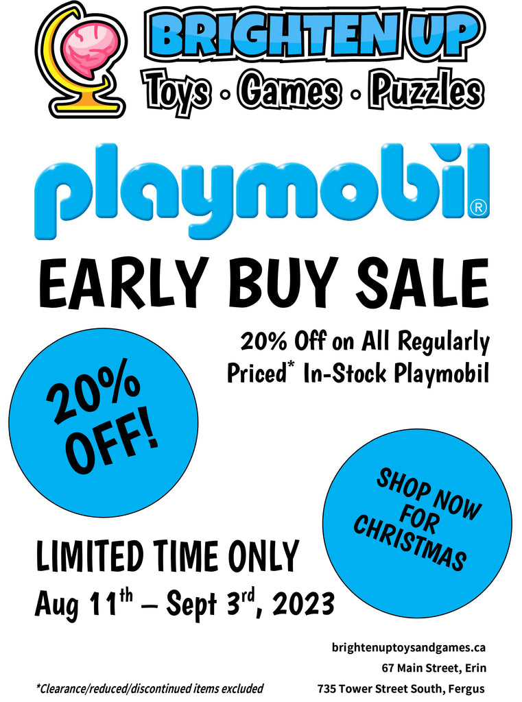 Playmobil 20% Off Early Buy Sale on NOW (only until Sept 3)