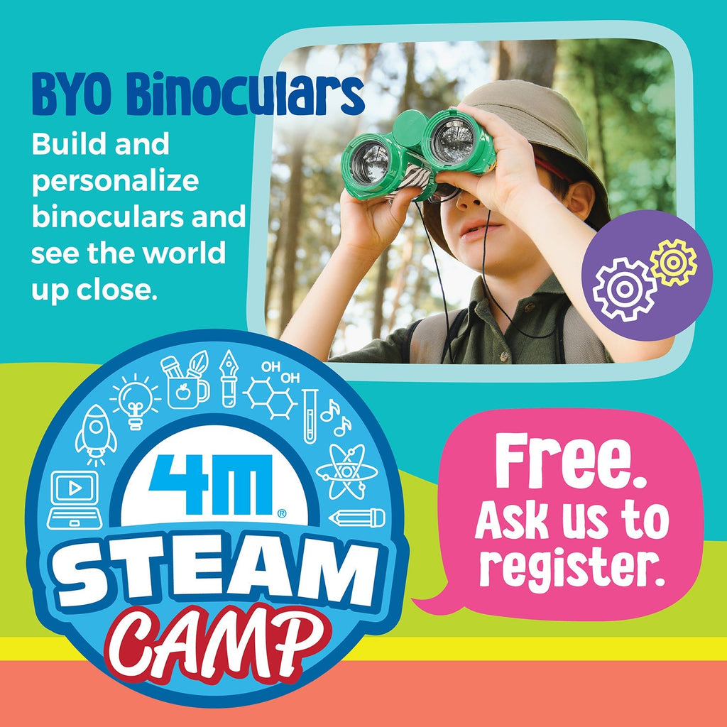 Join Us For FREE 4M STEAM Camp Make-and-Take Activities!