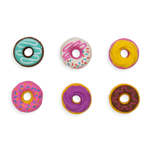 Dainty Donuts Scented Erasers (Set of 6)