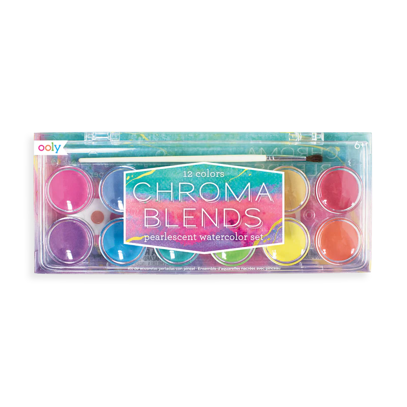 Chroma Blends Watercolor Paint Set - Pearlescent (set of 13)