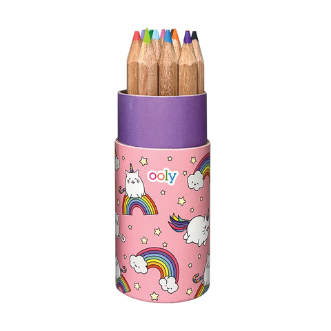 Draw 'n Doodle mini colored pencils and sharpener (Set of 12)