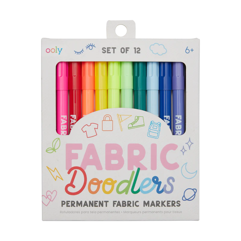 Fabric Doodlers Markers (set of 12)
