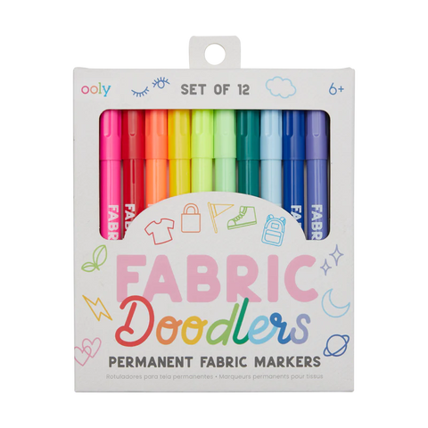 Fabric Doodlers Markers (set of 12)