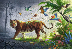 Tiger Puzzle (Wooden, 500pc)
