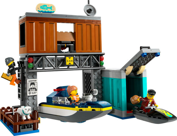 Police Speedboat and Crooks' Hideout (60417)