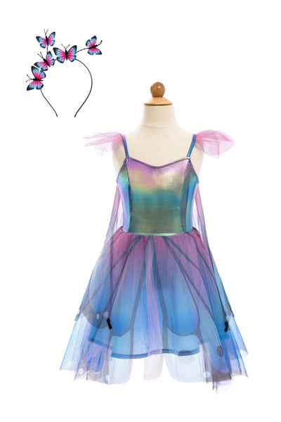 Butterfly Twirl Dress with Wings & Headband