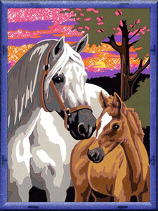 Sunset Horses (CreArt Painting by Number)