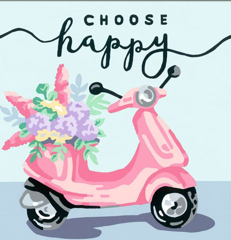 Choose Happy (CreArt Painting by Number)