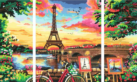 Paris Reflections (CreArt Painting by Number)