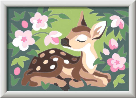 Floral Fawn (CreArt Painting by Number)