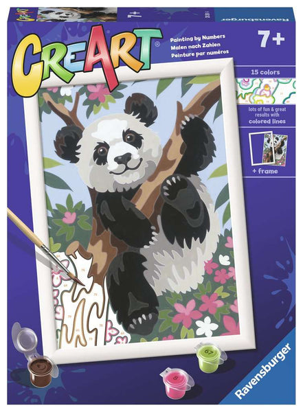 Playful Panda (CreArt Painting by Number)