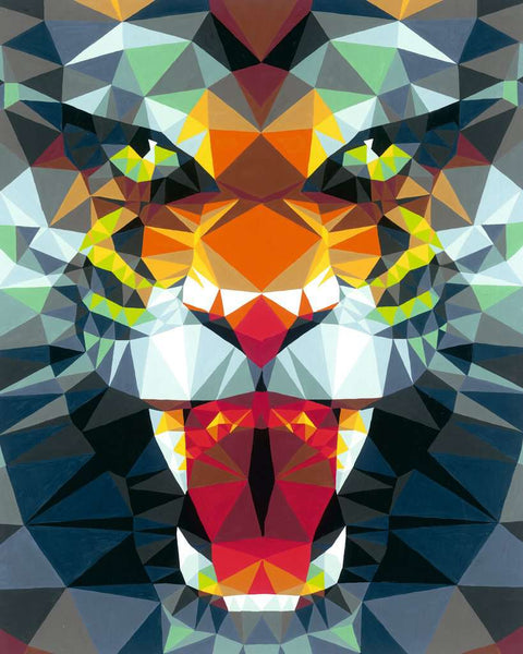 Polygon Tiger (CreArt Painting by Number)