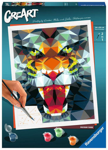 Polygon Tiger (CreArt Painting by Number)