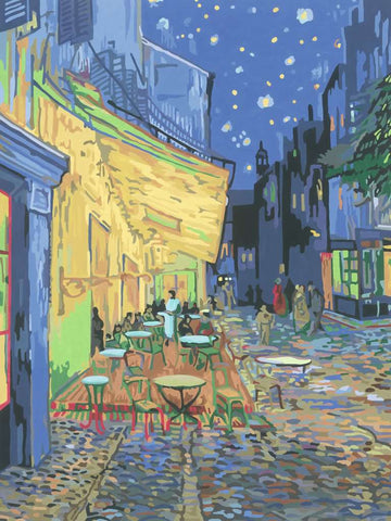 Van Gogh: Café Terrace at Night (CreArt Painting by Number)
