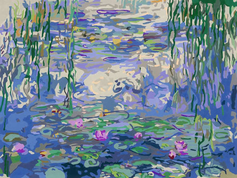 Monet: Waterlilies (CreArt Painting by Number)