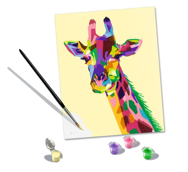 Funky Giraffe (CreArt Painting by Number)
