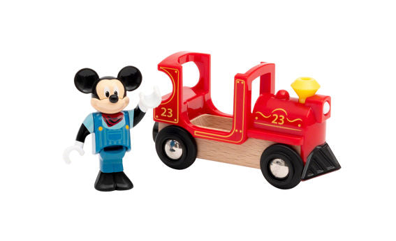 Mickey Mouse & Engine (by Brio)