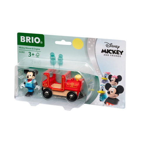 Mickey Mouse & Engine (by Brio)