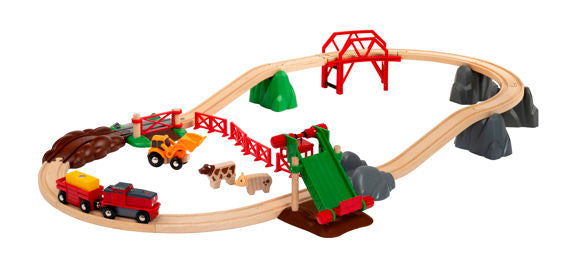 Animal Farm Train Set (by Brio)
