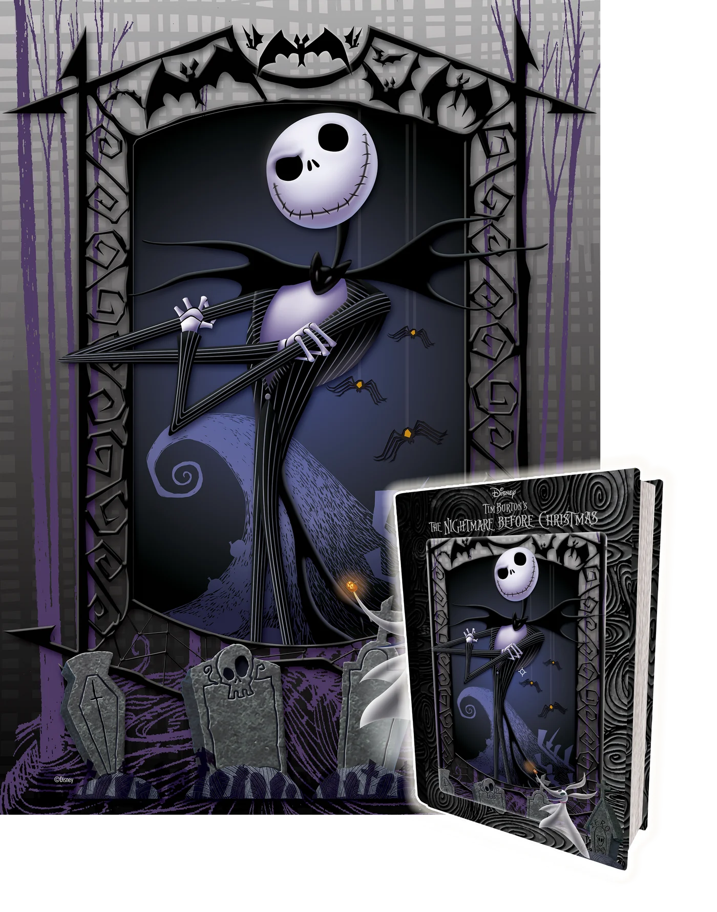 The Nightmare Before Christmas - Disney (Lenticular Jigsaw Puzzle, Tin Book)