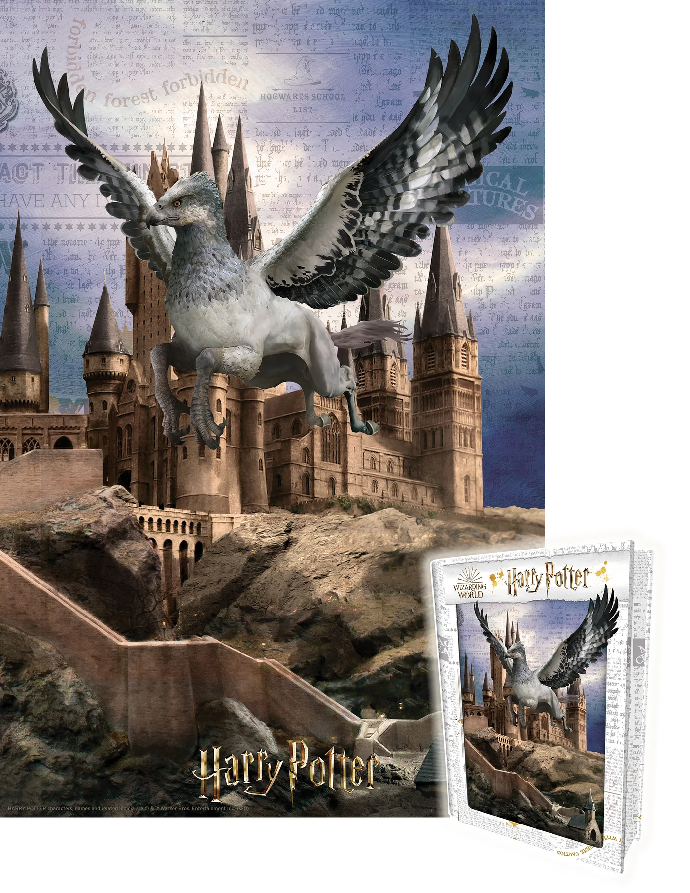 Buckbeak - Harry Potter (Lenticular Jigsaw Puzzle, Tin Book)