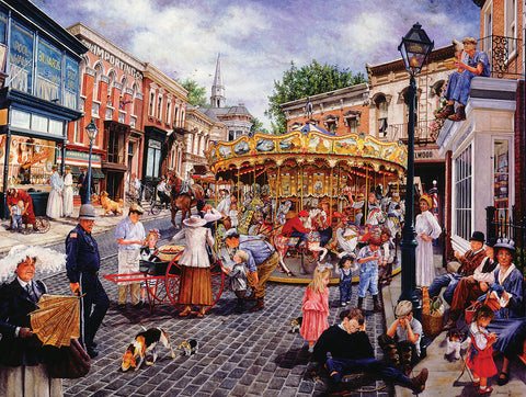 Suns Out 1000 Pc Town Carousel