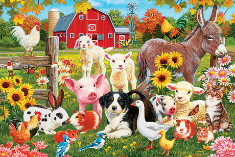Farmyard Greetings (floor puzzle)