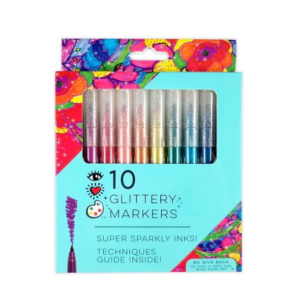 iHeartArt: 10 Glittery Markers