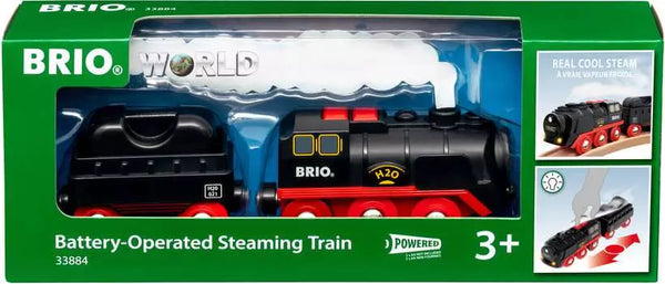 Battery-Operated Steaming Train (by Brio)