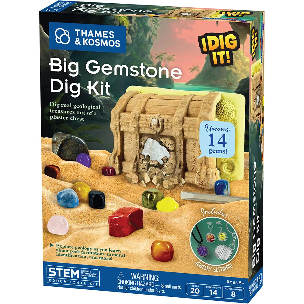 Thames & Kosmos I Dig It! Big Gemstone Dig Kit