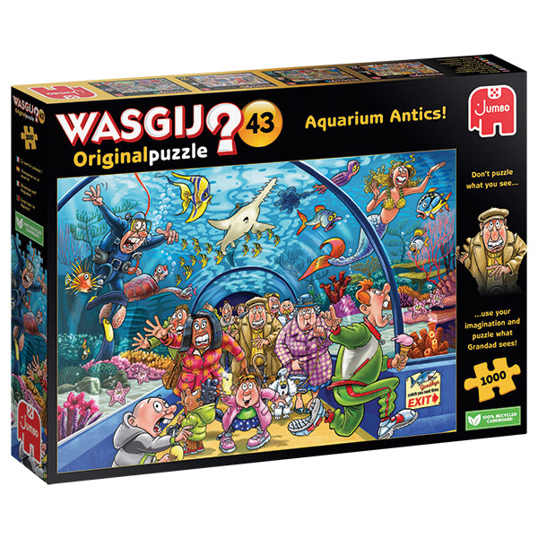 Wasgij Original #43 Aquarium Antics! (Jumbo)